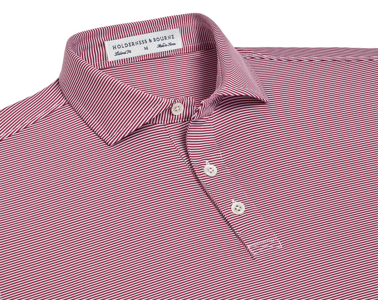 The Perkins Shirt: Vintage Claret & White