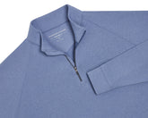 The Westland Pullover: Heathered Aberdeen Blue