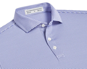 The Gresham Shirt: Lavender/Navy/White