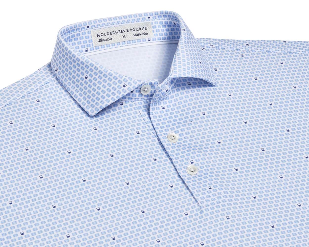 The Elgin Shirt: Skye/Aberdeen Blue/White