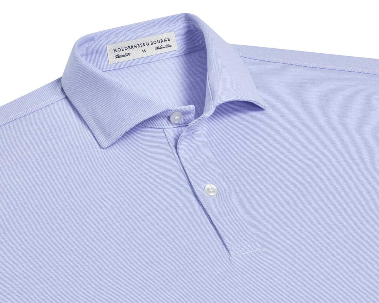 The Hunter Shirt: Lavender & White