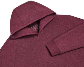 The Lawson Pullover: Heathered Dark Claret