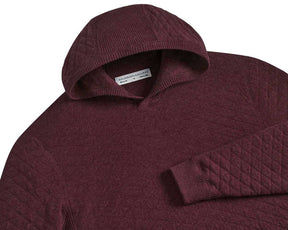 The Wallace Sweater: Heathered Dark Claret