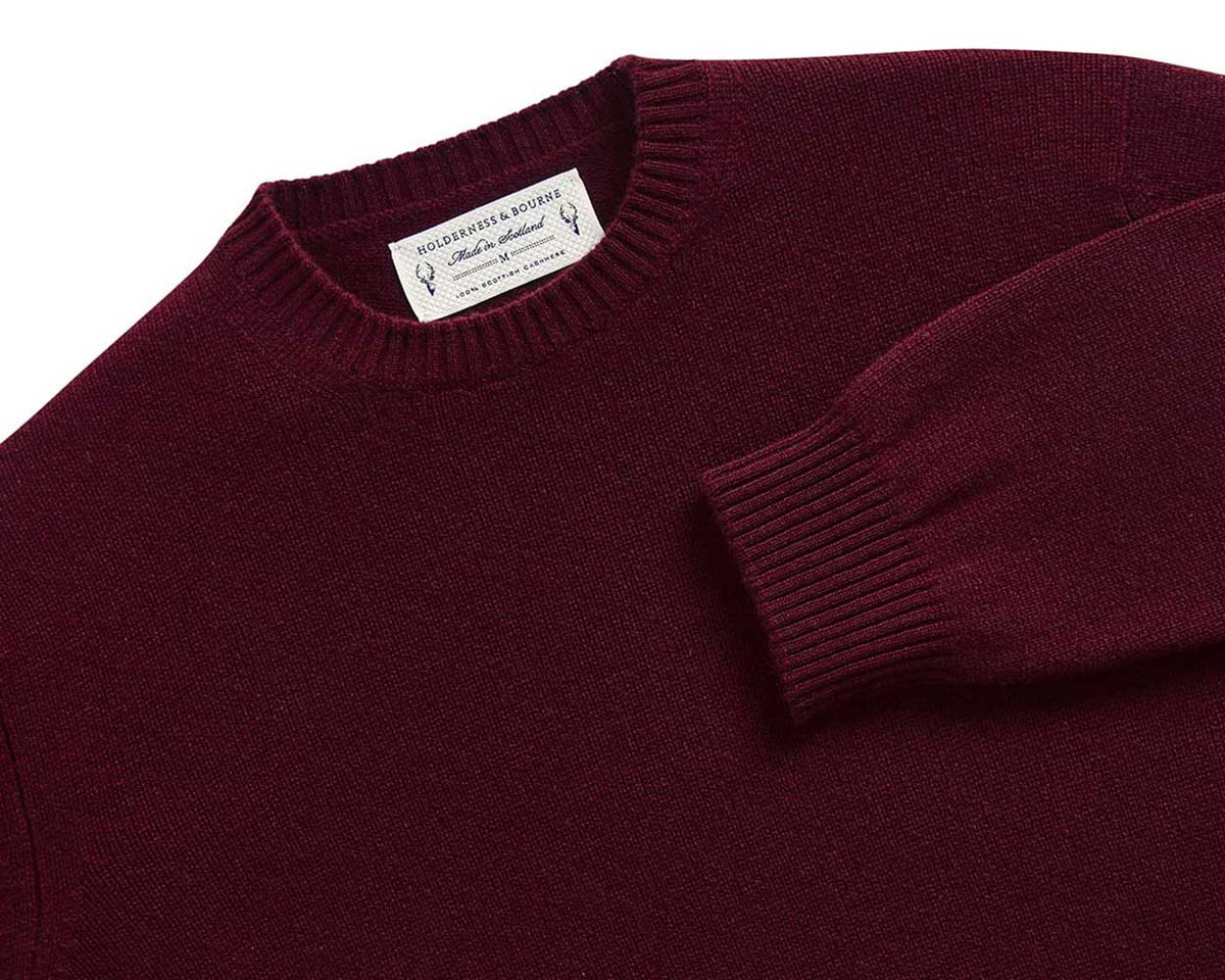 AllSaints fashion Hettie Drape Collar Wool Cashmere Blend Sweater - Dark Rust Red - MED