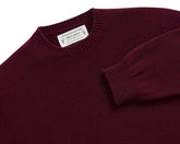 Holderness & Bourne The Berwick Mens Dark Red Sweater