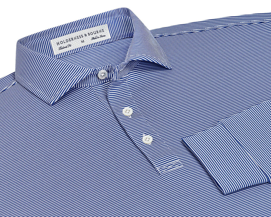 Men's Long Sleeve Polo Golf Shirts | Holderness & Bourne