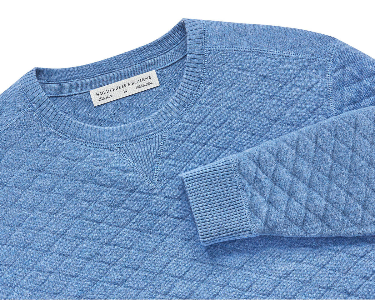 The Ward Sweater: Heathered Oxford