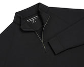 The Westland Quarter-Zip: Black