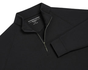 The Westland Quarter-Zip: Black