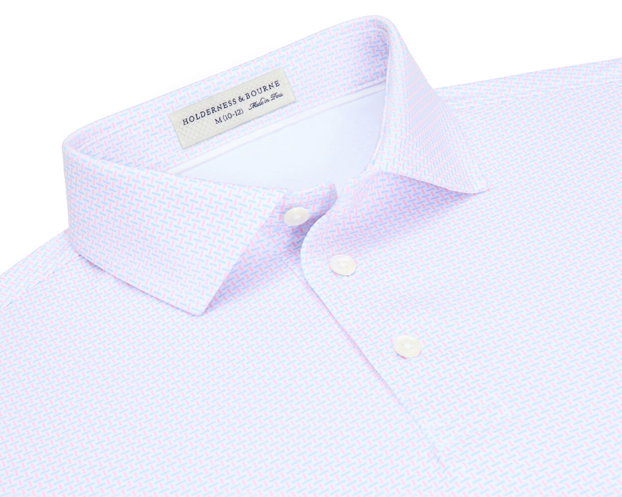 The Davis Boys Shirt: Scotch Pink & Skye