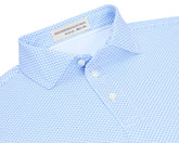 Holderness & Bourne Blue Geometric Pattern Shirt for Men