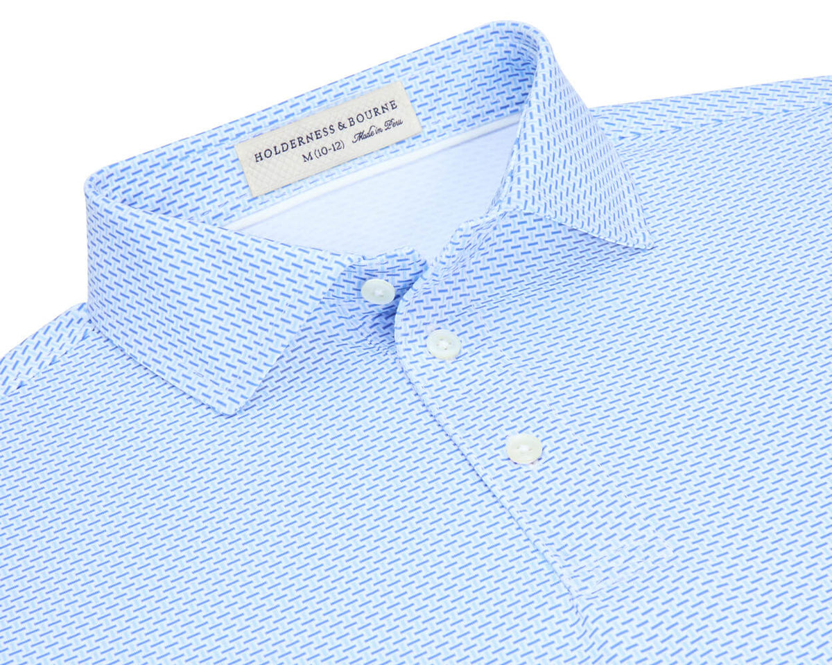 The Davis Boys Shirt: Skye & Marlin Blue