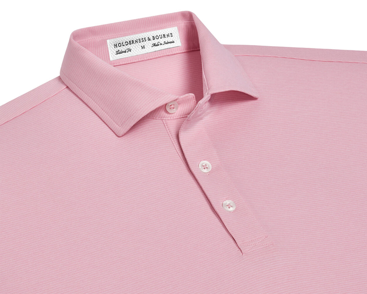 The Holland Shirt: Heathered Scotch Pink