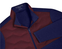 The Brodie Jacket: Navy & Dark Claret