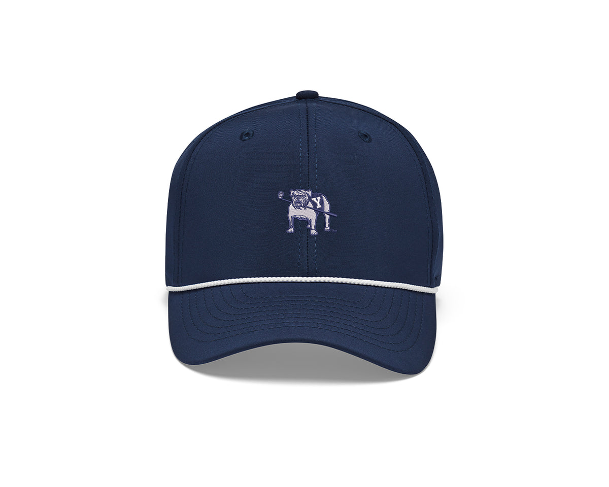 Yale Golf Course Performance Rope Hat: Navy