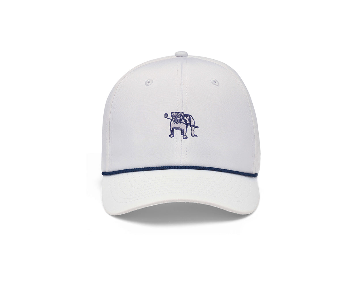 Yale Golf Course Performance Rope Hat: White