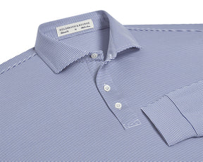 The Burke Shirt: Aberdeen Blue & White