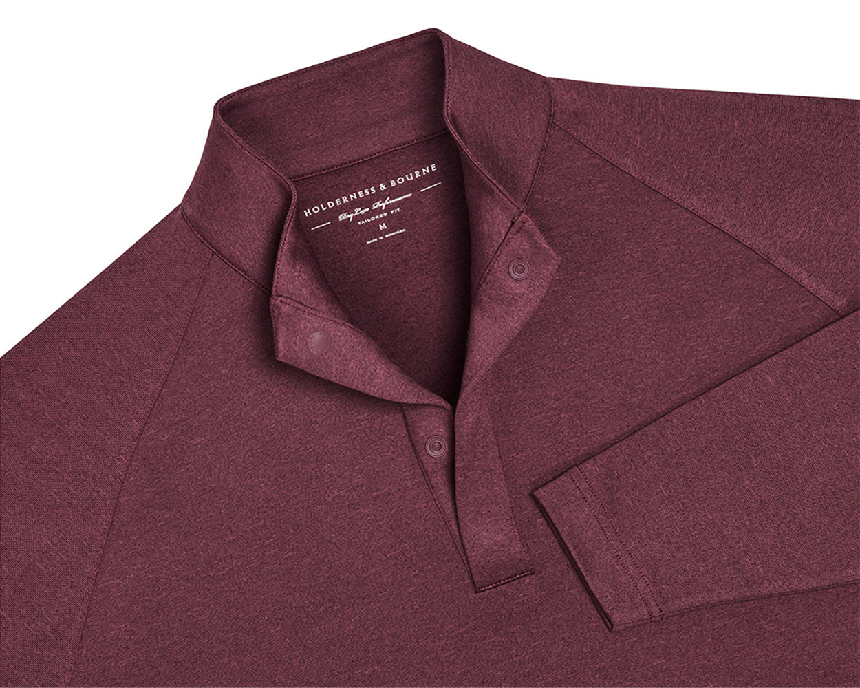 The Payne Pullover: Heathered Dark Claret