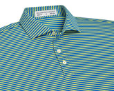 The Maxwell Shirt: Marlin Blue & Citron