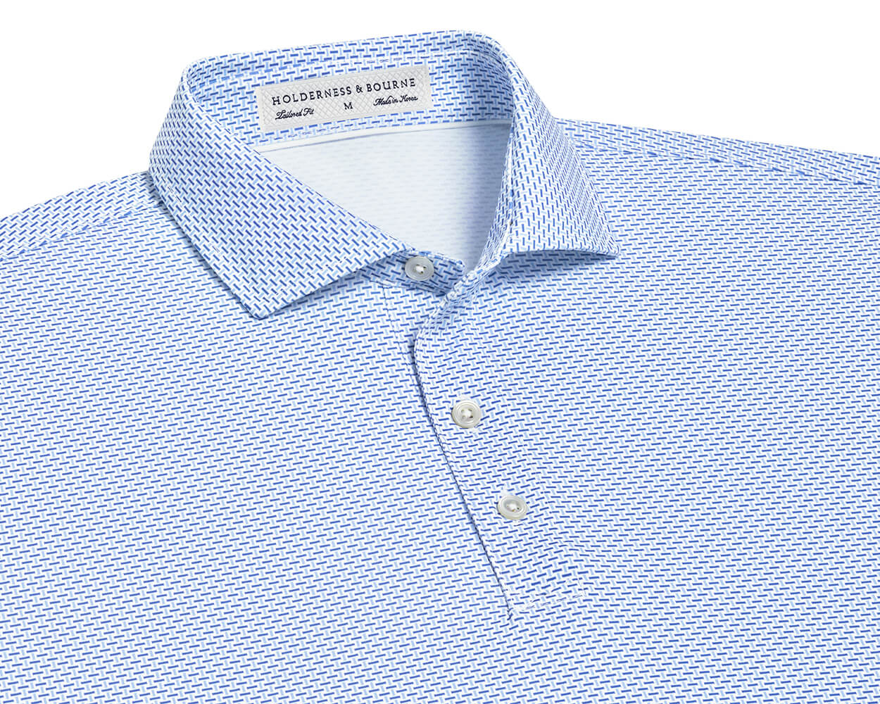 The Davis Shirt: Skye & Marlin Blue