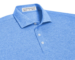 The Bradley Shirt: Heathered Marlin Blue