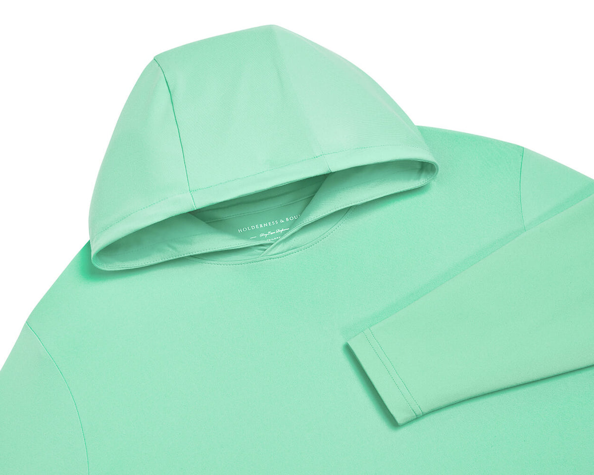 Holderness & Bourne Light Pastel Green Hoodie