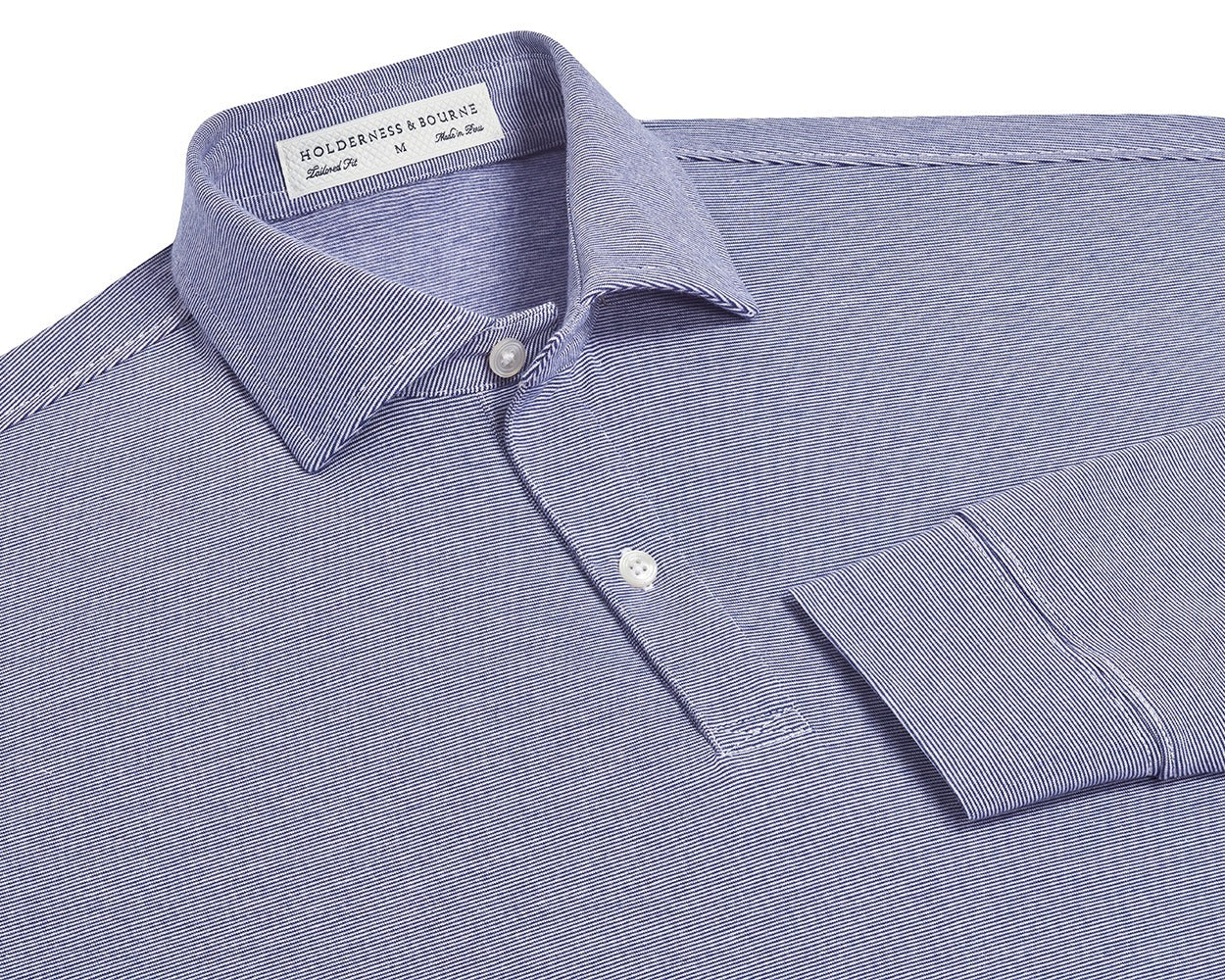 The Harvard Shirt: Navy & White