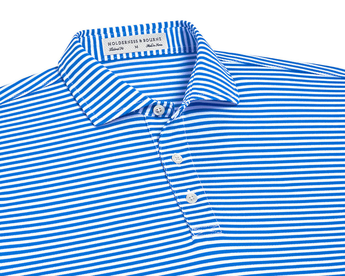 The Maxwell Shirt: Marlin Blue & White