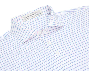 The Springer Shirt: White/Scotch Pink/Marlin Blue