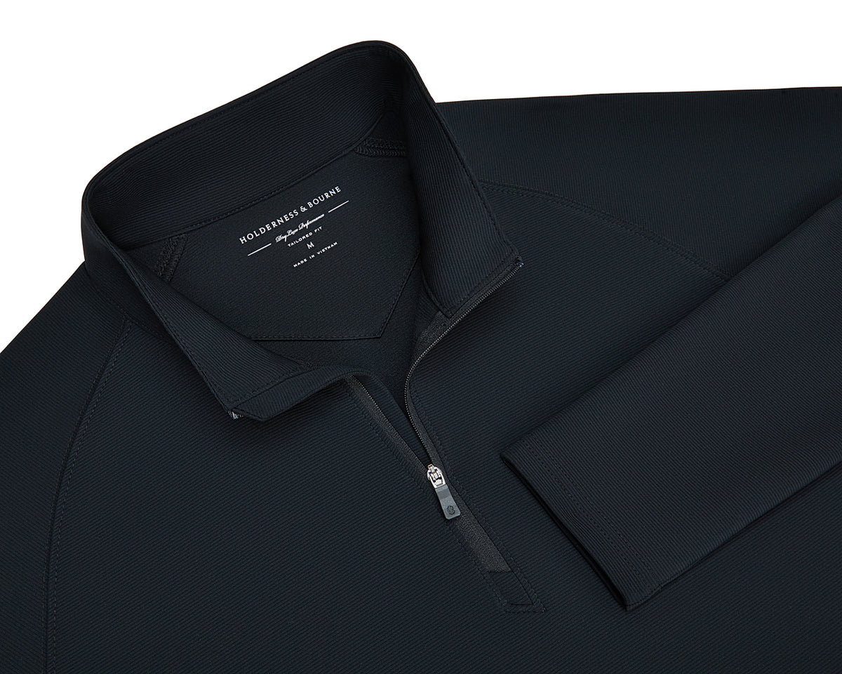 The Stuart Pullover: Black