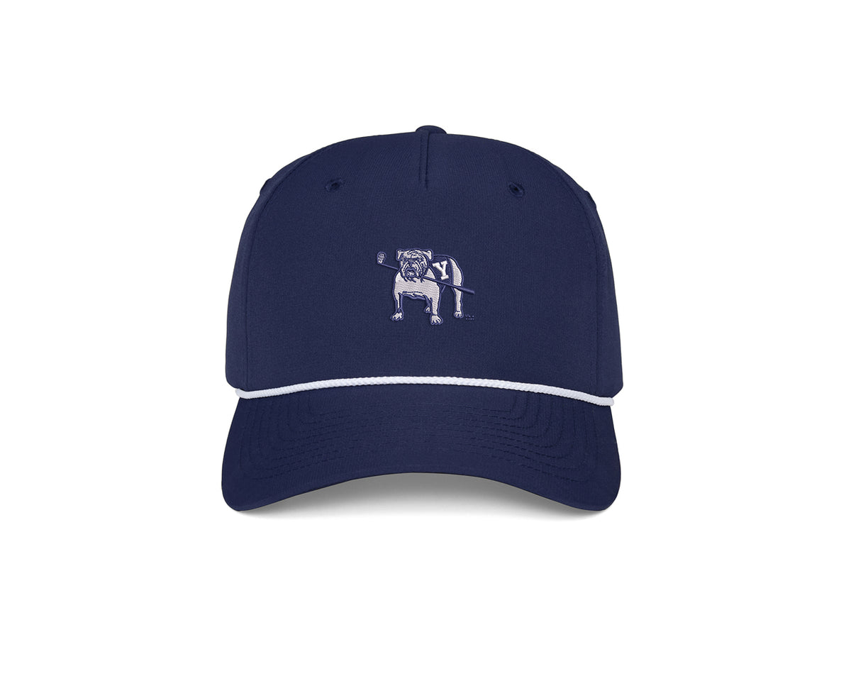 Yale Golf Course Performance Rope Hat: Navy