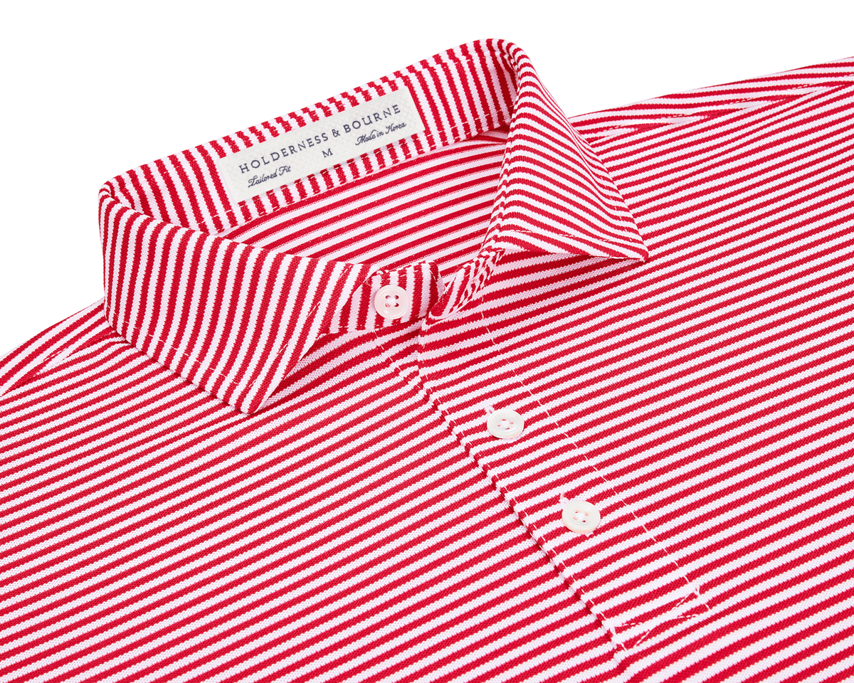 The Maxwell Shirt: Liberty Red & White