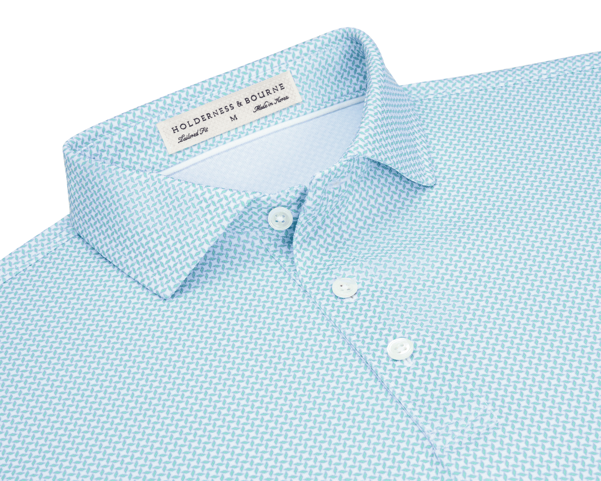 The Hawthorne Shirt: Abaco & Lavender