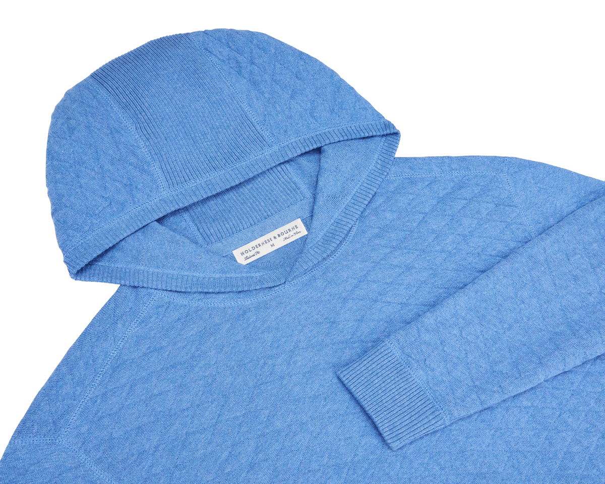 The Wallace Sweater: Heathered Marlin Blue