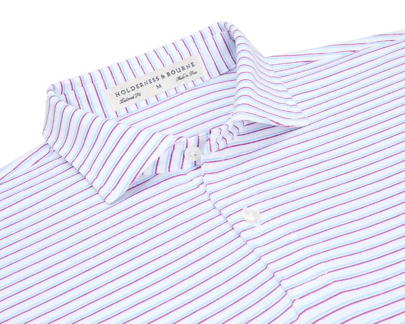 The Redmond Shirt: White/Skye/Fusion