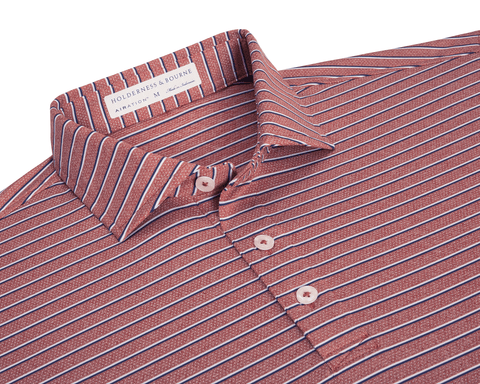 The Springer Shirt: Heathered Exeter/White/Navy