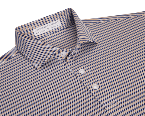 The Russell Shirt: Dune & Navy
