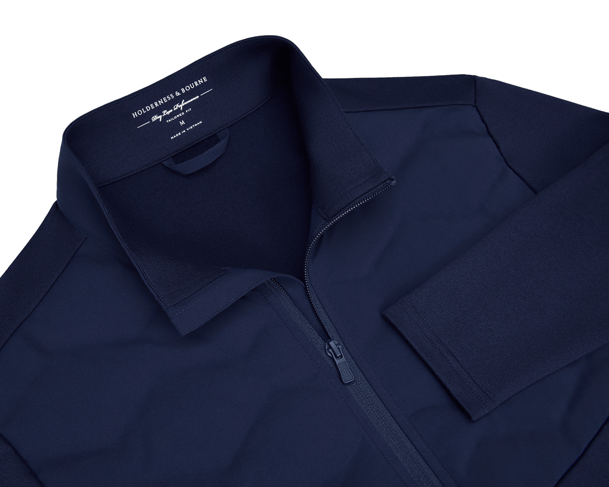 Men's Navy Blue Insulated Jacket | Holderness & Bourne