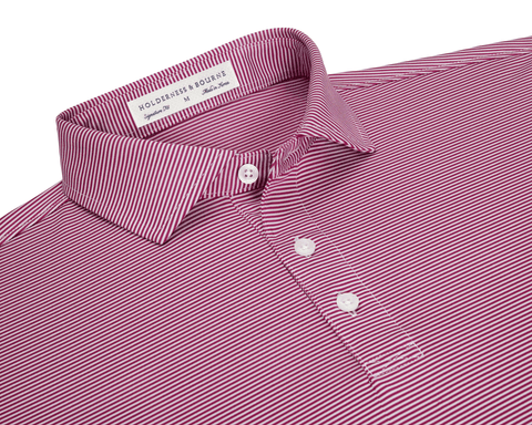 The Perkins Shirt: Cabernet & White