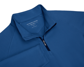 The Stuart Quarter-Zip: Maidstone Blue