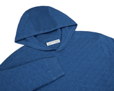 The Wallace Hoodie Sweater: Heathered Maidstone Blue