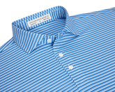 The Fleming Shirt: Horizon Blue/Vista Blue/White