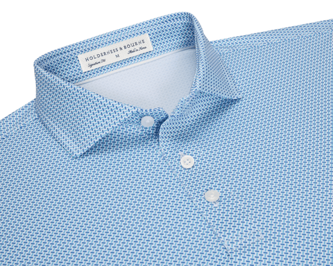 The Norman Shirt: Harbor & Maidstone Blue