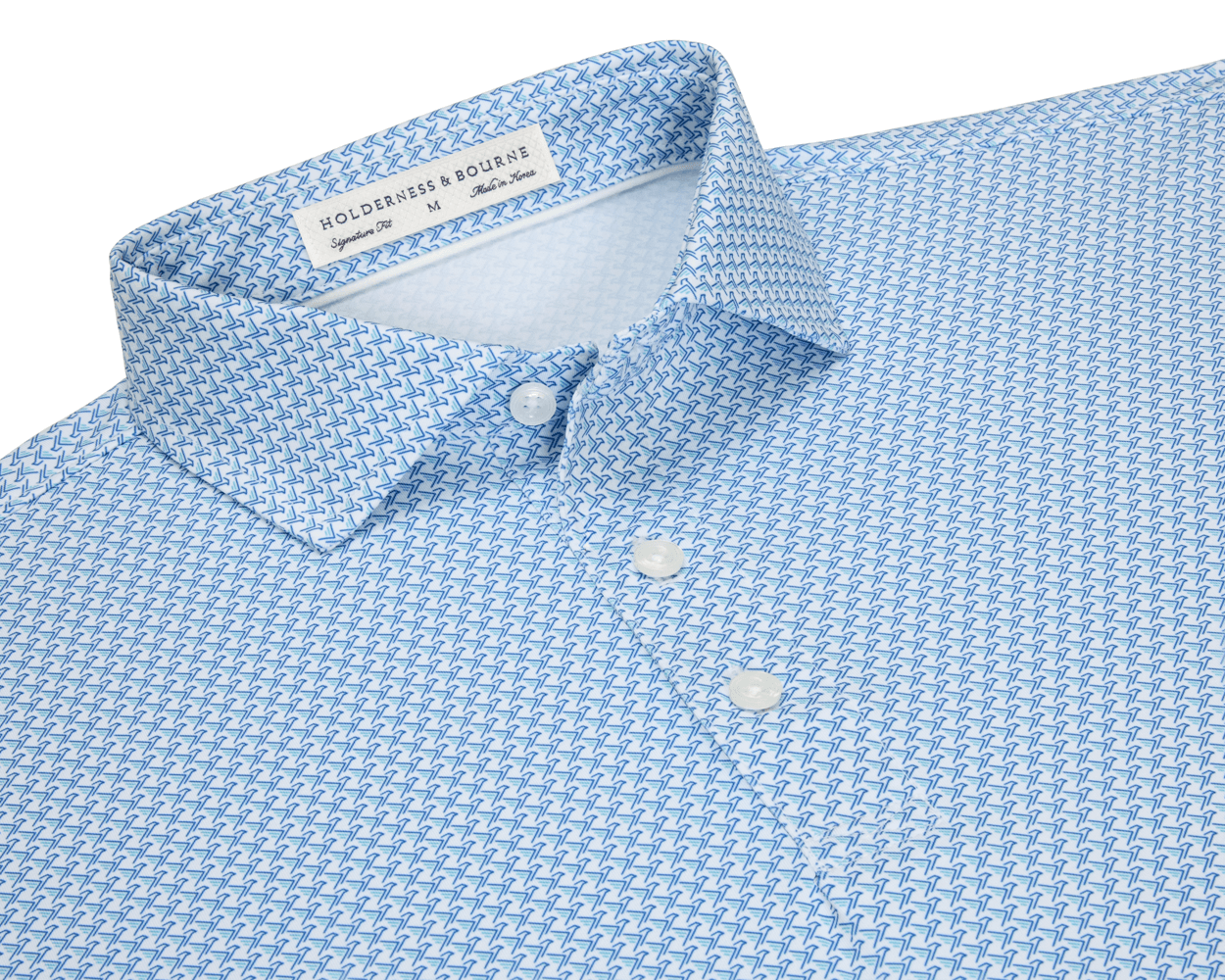 The Justice Shirt: Harbor & Maidstone Blue