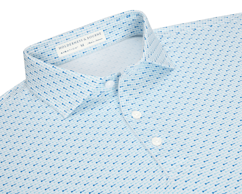The Cadogan Shirt: Harbor & Maidstone Blue