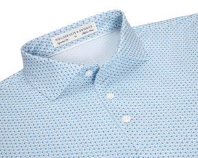 The Fulton Shirt: Harbor & Maidstone Blue