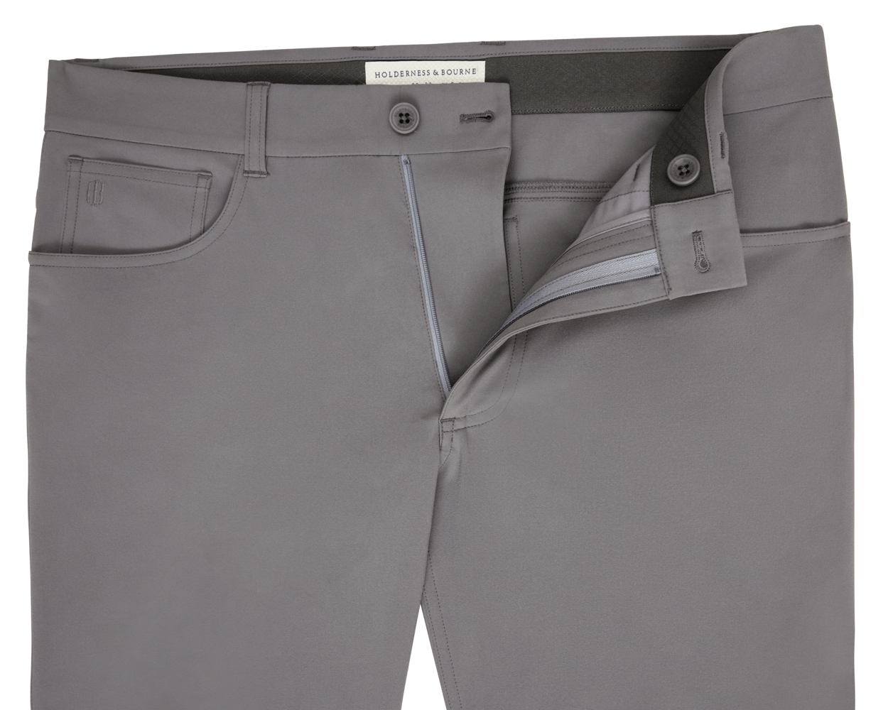 The McDaniel Pant: Light Gray 34" Length
