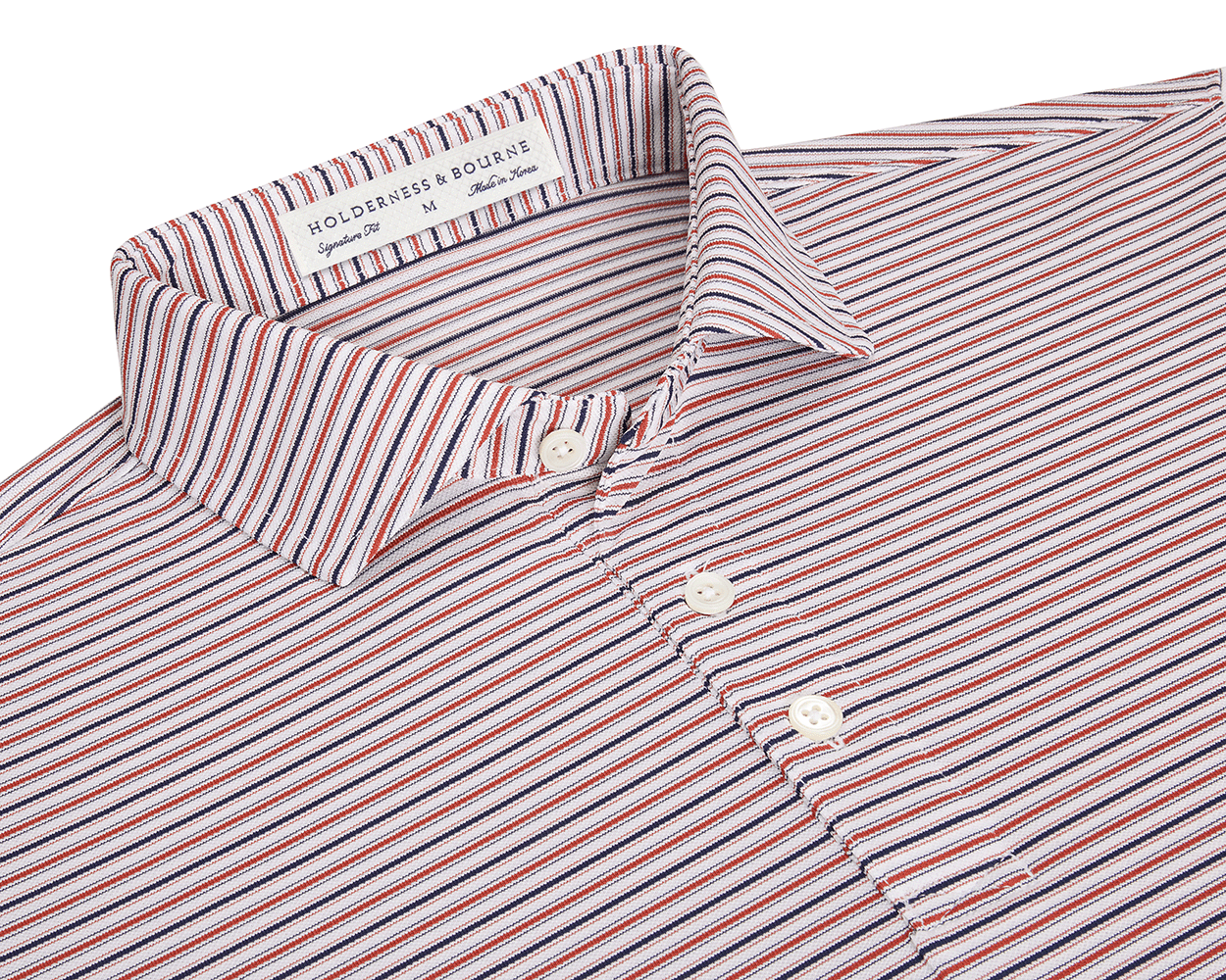 The Bagley Shirt: Russet & Navy