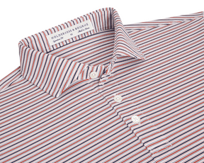 The Bagley Shirt: Russet & Navy