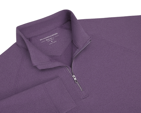 The Westland Quarter-Zip: Heathered Amherst